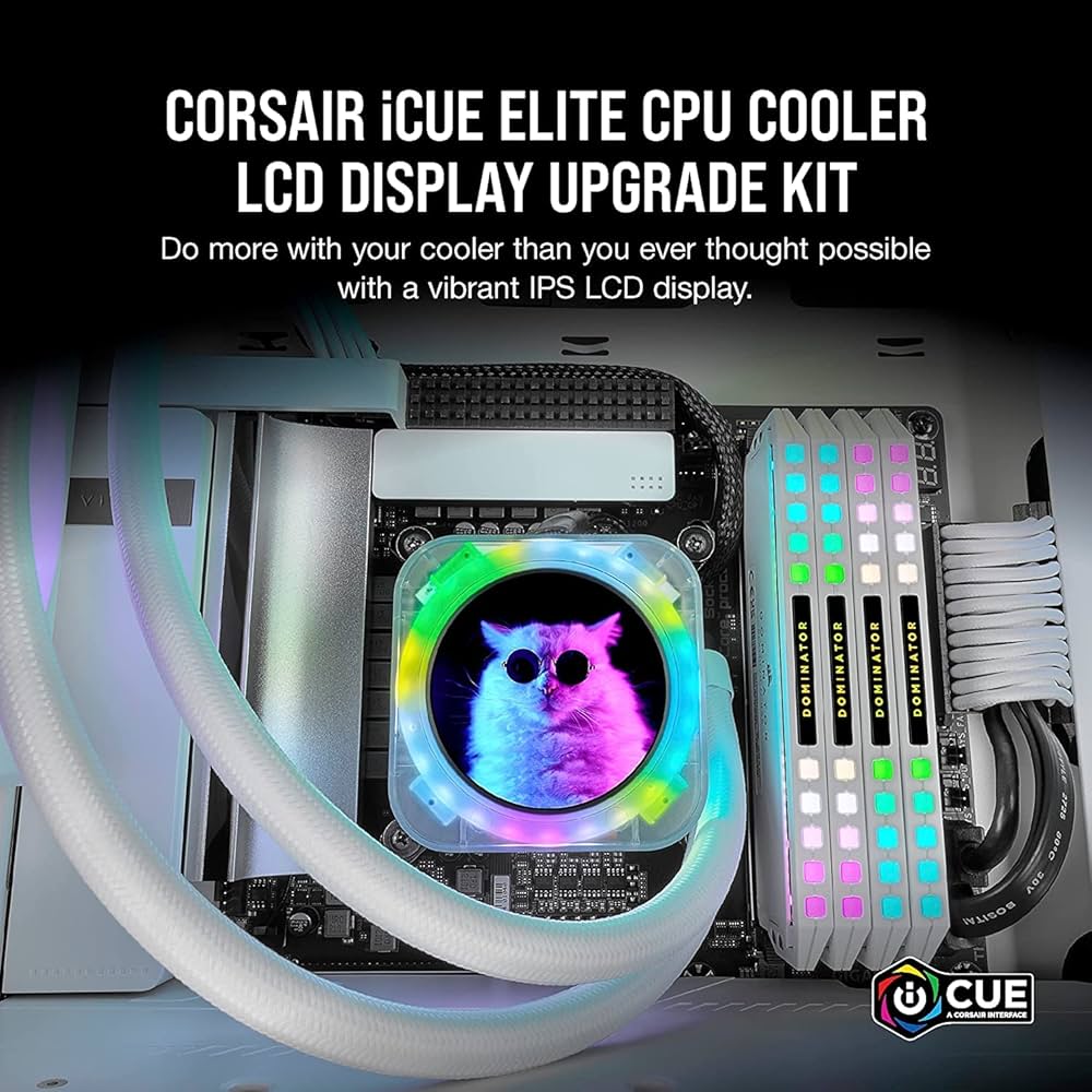 Amazon | 【Amazon.co.jp限定】CORSAIR Elite LCD upgrade kit -Ice