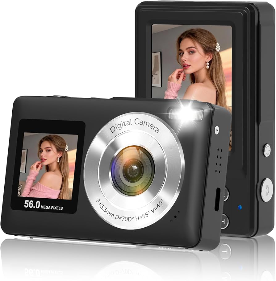 Amazon.com : Digital Camera, 2026 Upgraded 56MP Camera with Selfie