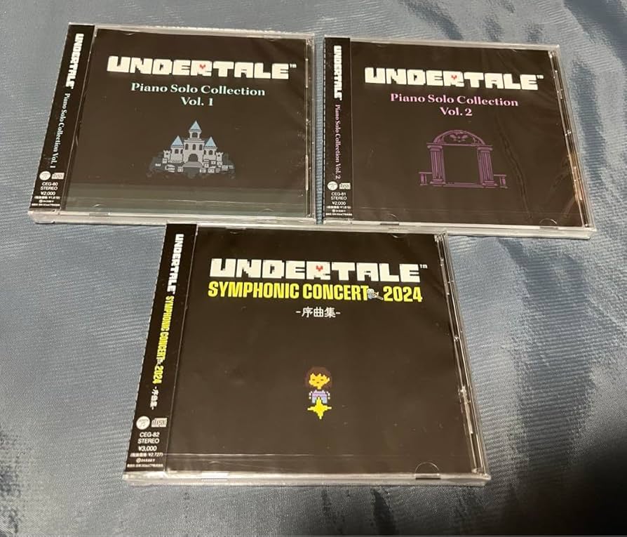 Amazon.co.jp: UNDERTALE コンサート 序曲集 ピアノアレンジCD 3枚