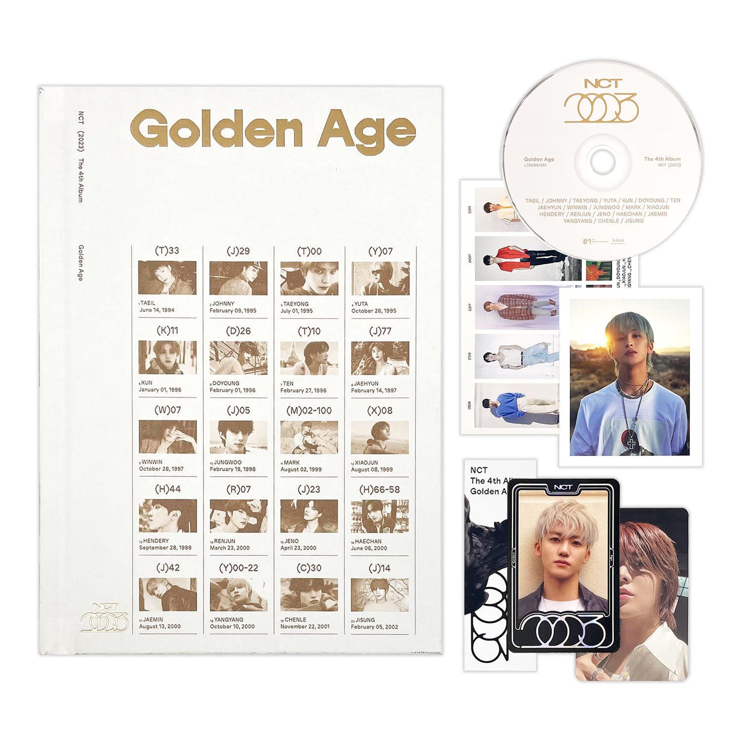 NCT - 4th Album [Golden Age] (Archiving Ver.) Photo Book + CD-R +