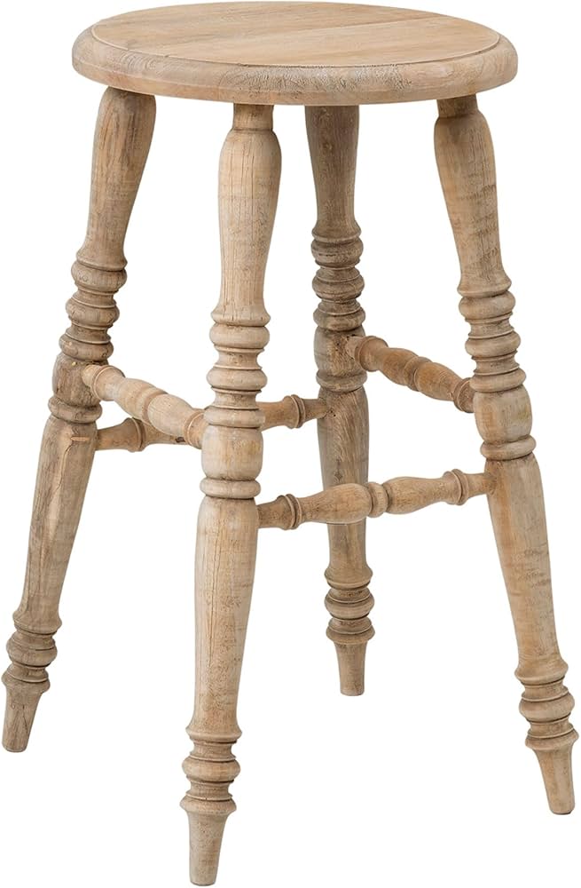 Amazon.com: East at Main Baylor Farmhouse Counter Stool, Rustic