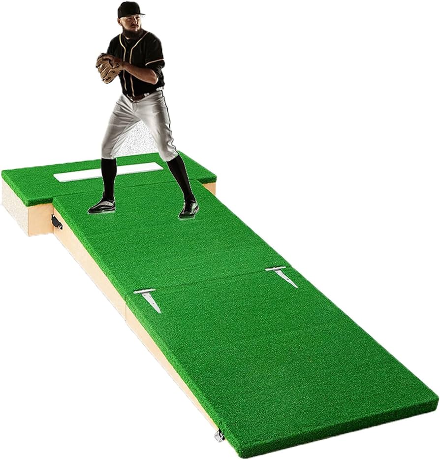 Amazon.co.jp: ピッチャーマウンド野球、折りたたみ式ピッチング