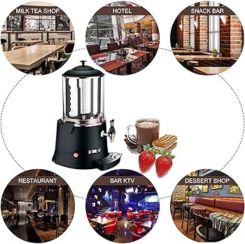 Amazon | 10L市販のホットチョコレートメーカー、電気機械ホット