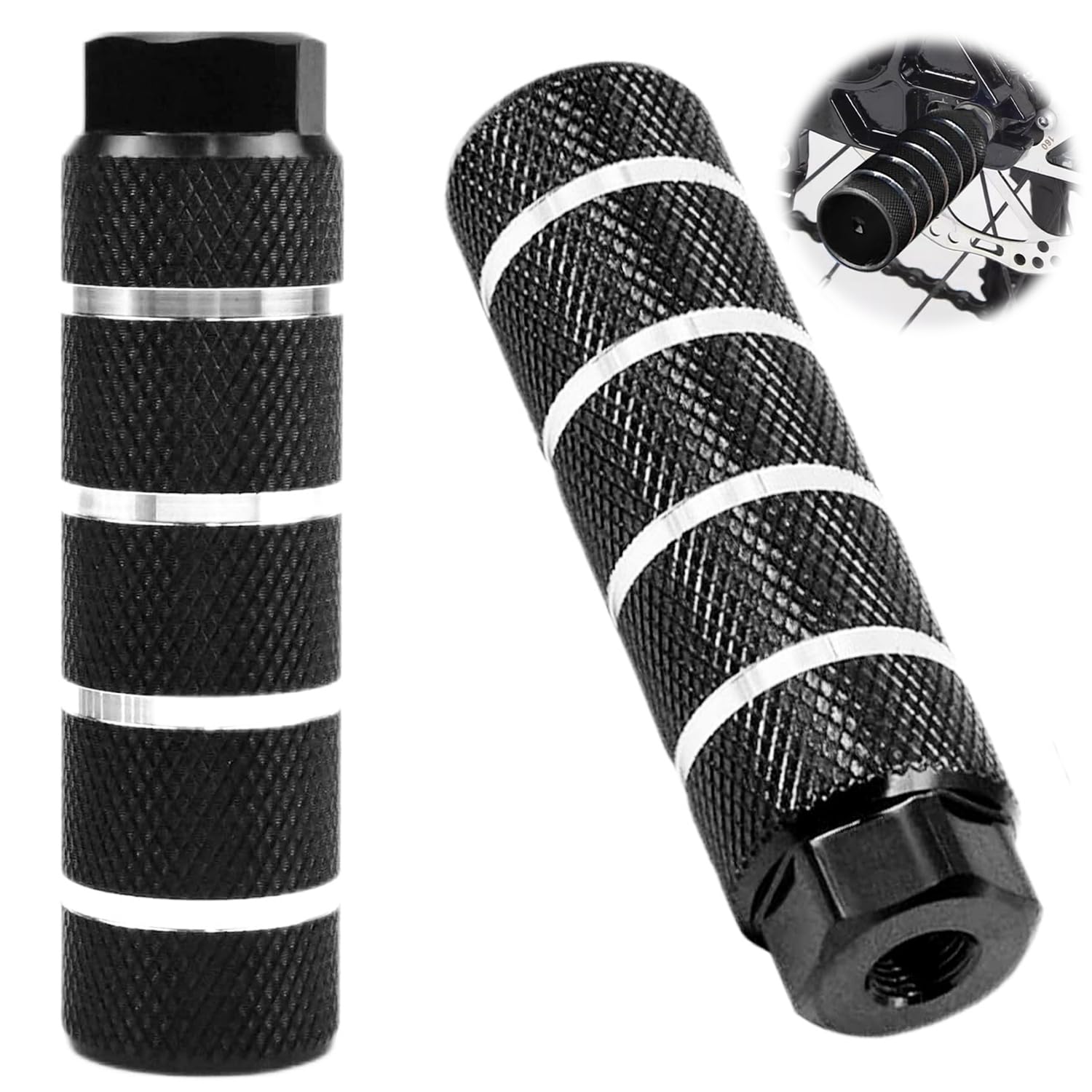 Amazon | 自転車 ステップ ハブステップ 2個入り 全長10cm 外径2.8cm