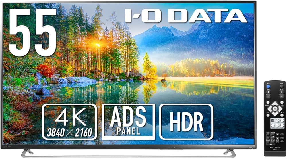 Amazon.co.jp: アイ・オー・データ IODATA モニター 55インチ 4K ADS