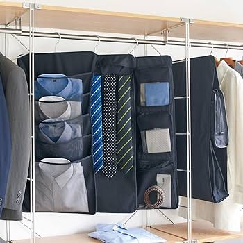 Amazon｜無印良品 吊るせる収納・バッグポケット 約幅41×奥行0.5×高さ