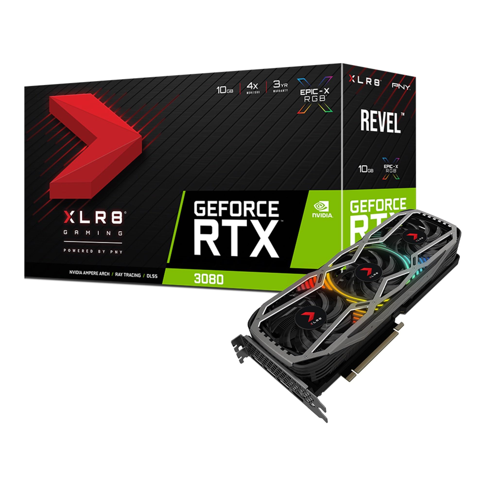 Amazon | PNY GeForce RTX 3080 10GB XLR8 ゲーミング Revel Epic-X