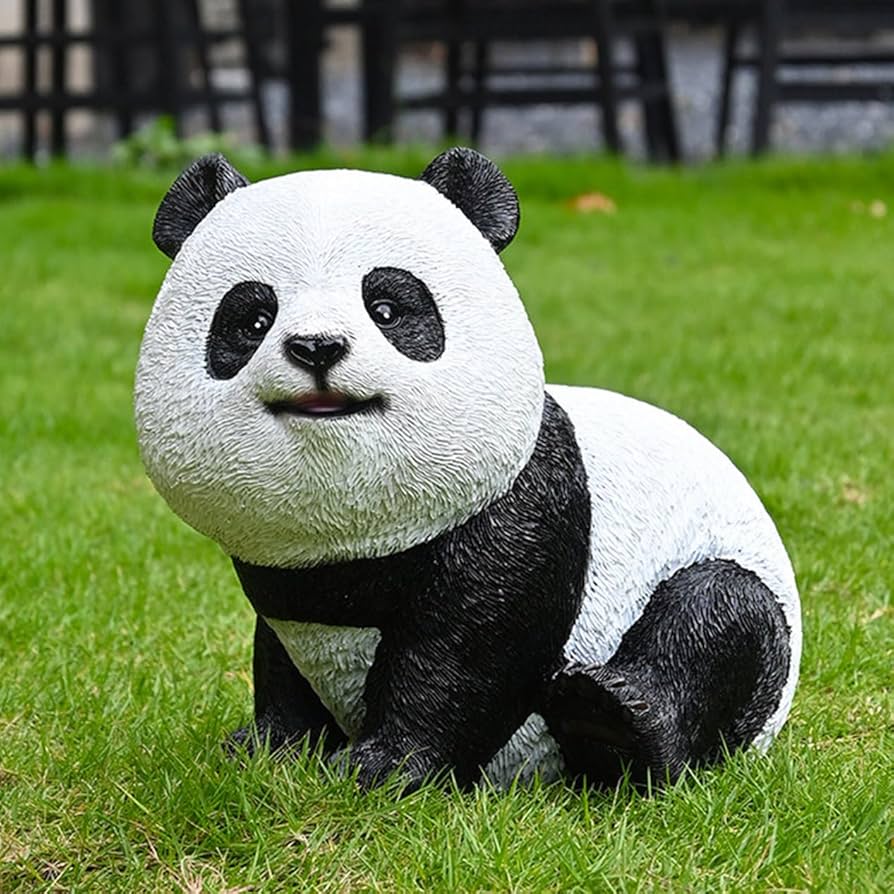 Amazon.co.jp: JAnjiaLxY パンダの置物 ガーデニング雑貨 ガーデニング
