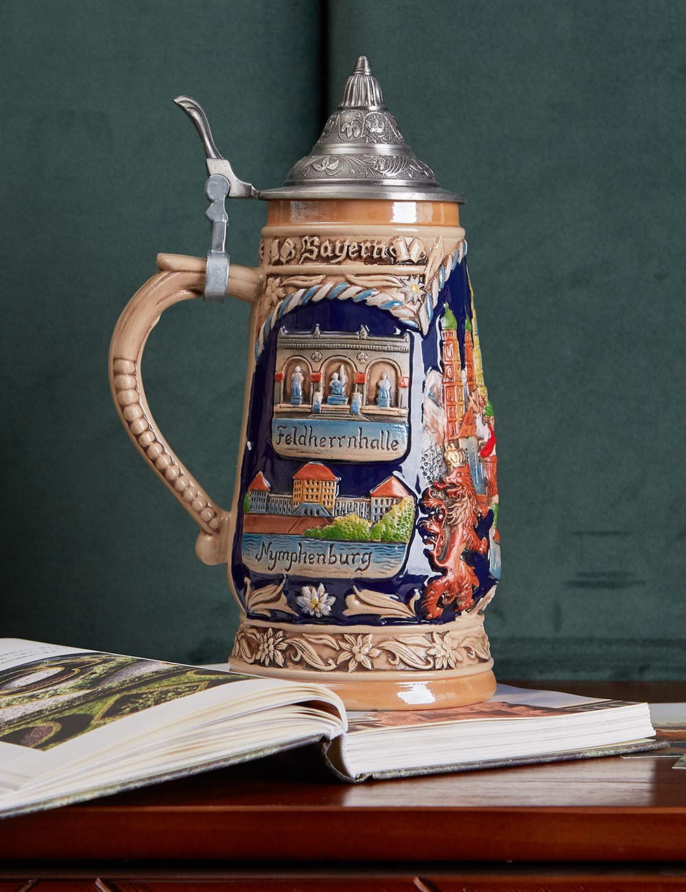 Amazon.co.jp: HAUCOZE ビールジョッキマグ ドイツ ミュンヘン