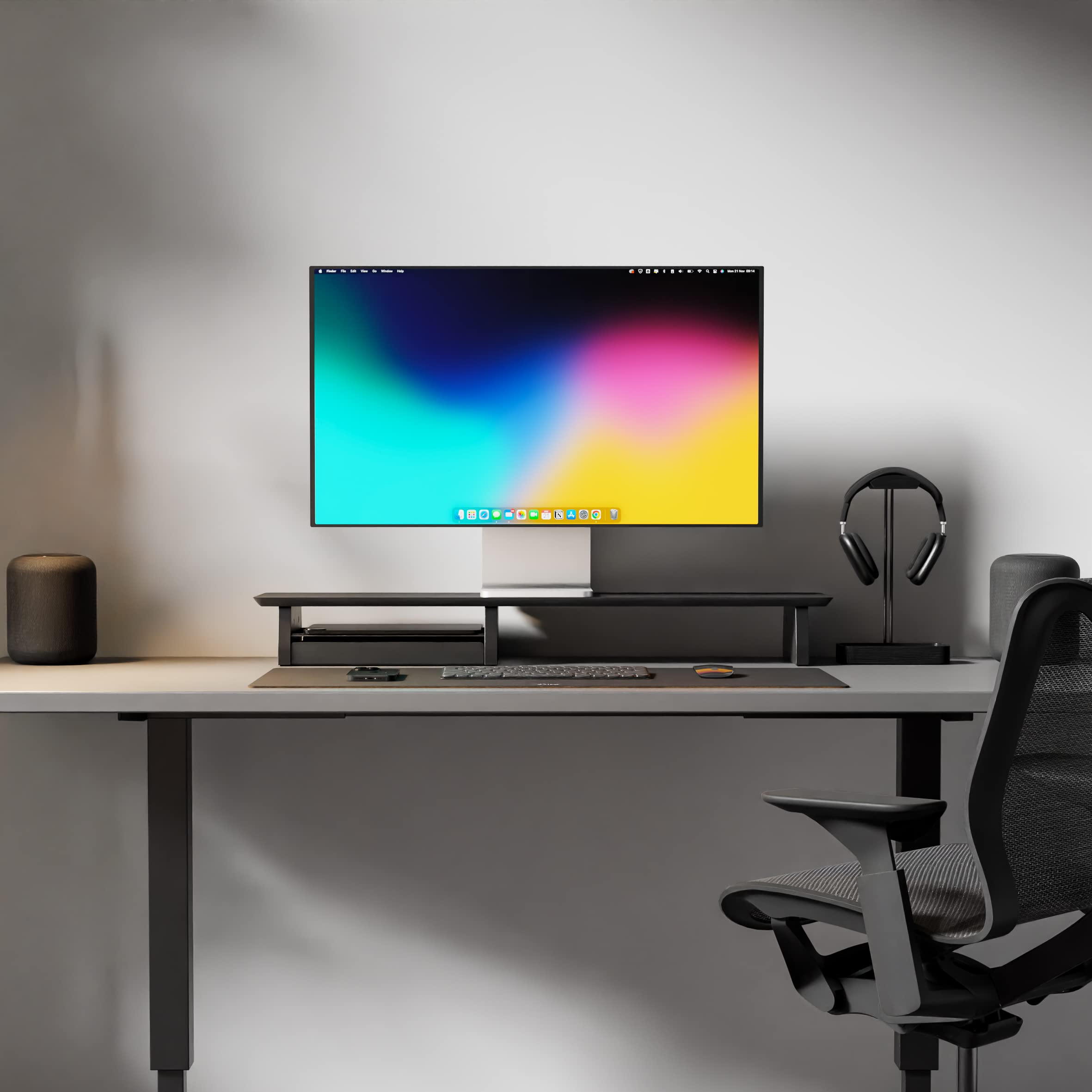 Amazon.co.jp: デスクスタンド 人間工学 モニター デスクシェルフ