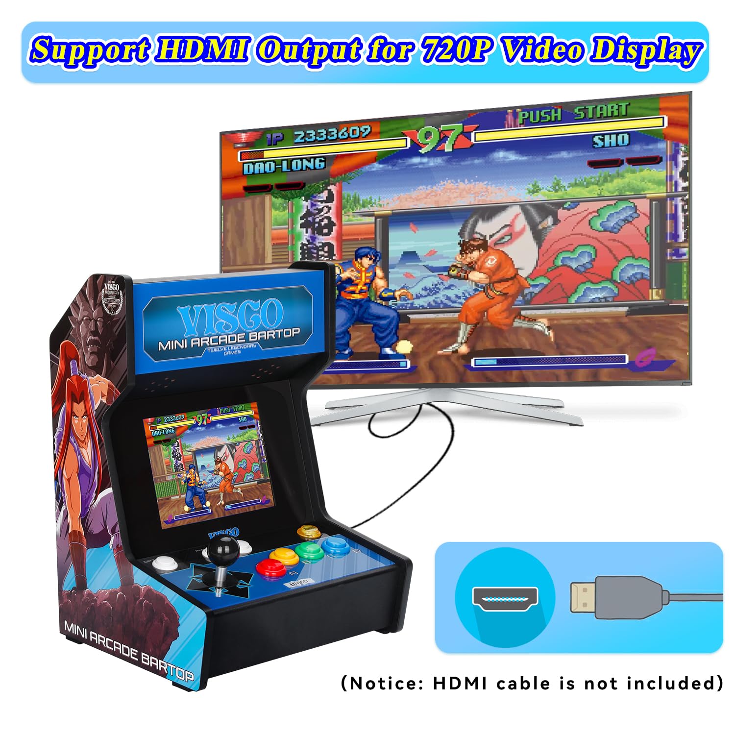 Amazon | UNICO VISCO ミニアーケードゲームコンソール 追加のゲーム