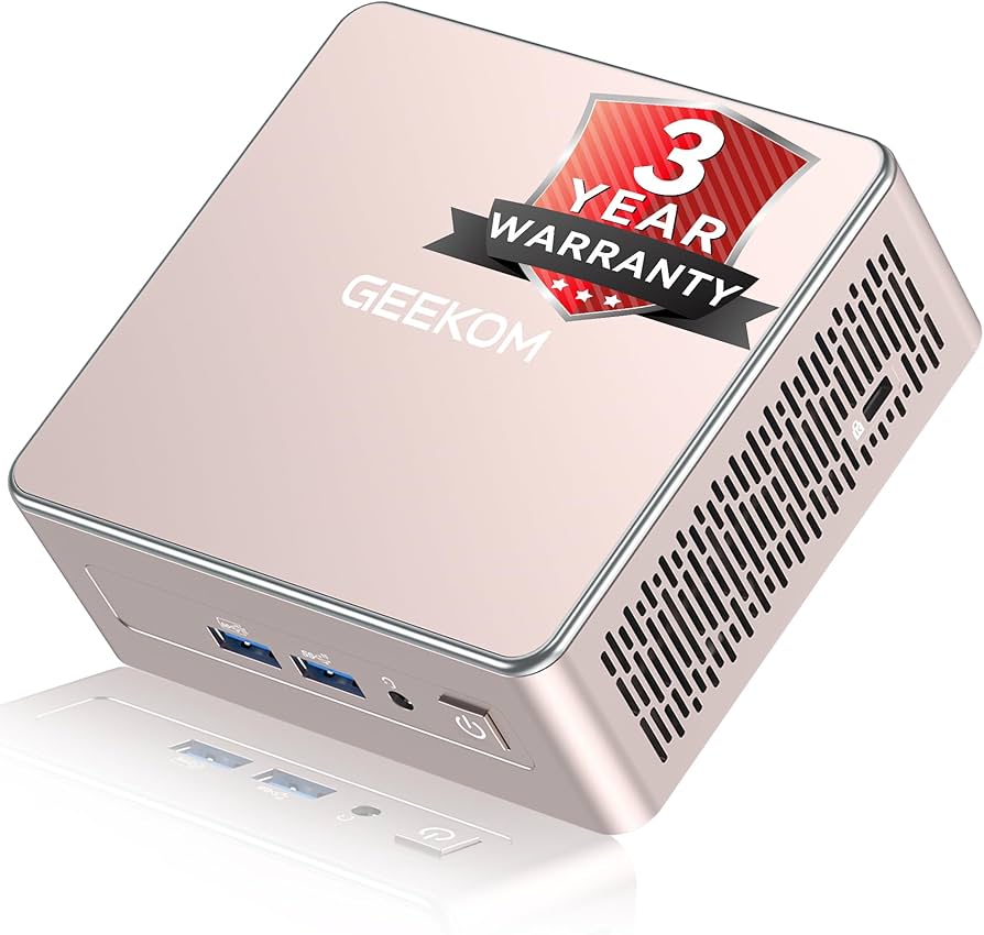 Amazon.com: GEEKOM A5 Mini PC with AMD Ryzen 5 7430U, 3-Year