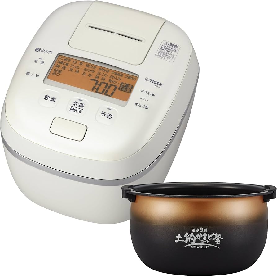 Amazon | タイガー魔法瓶(TIGER) 炊飯器 5.5合 圧力IH式 ご泡火炊き
