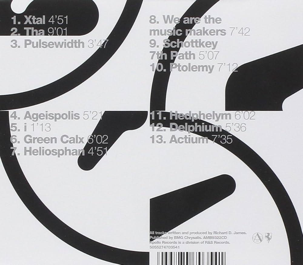 Aphex Twin - Selected Ambient Works 85-92 (Jewel Case) - Amazon