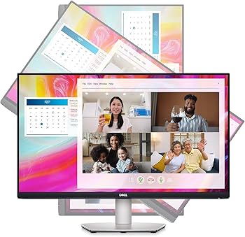Dell S2722DZ 27 inch Work From Home -Monitor, Video Conferencing