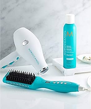 Amazon.com: Moroccanoil Smooth Style Ceramic Heated Brush : Beauty