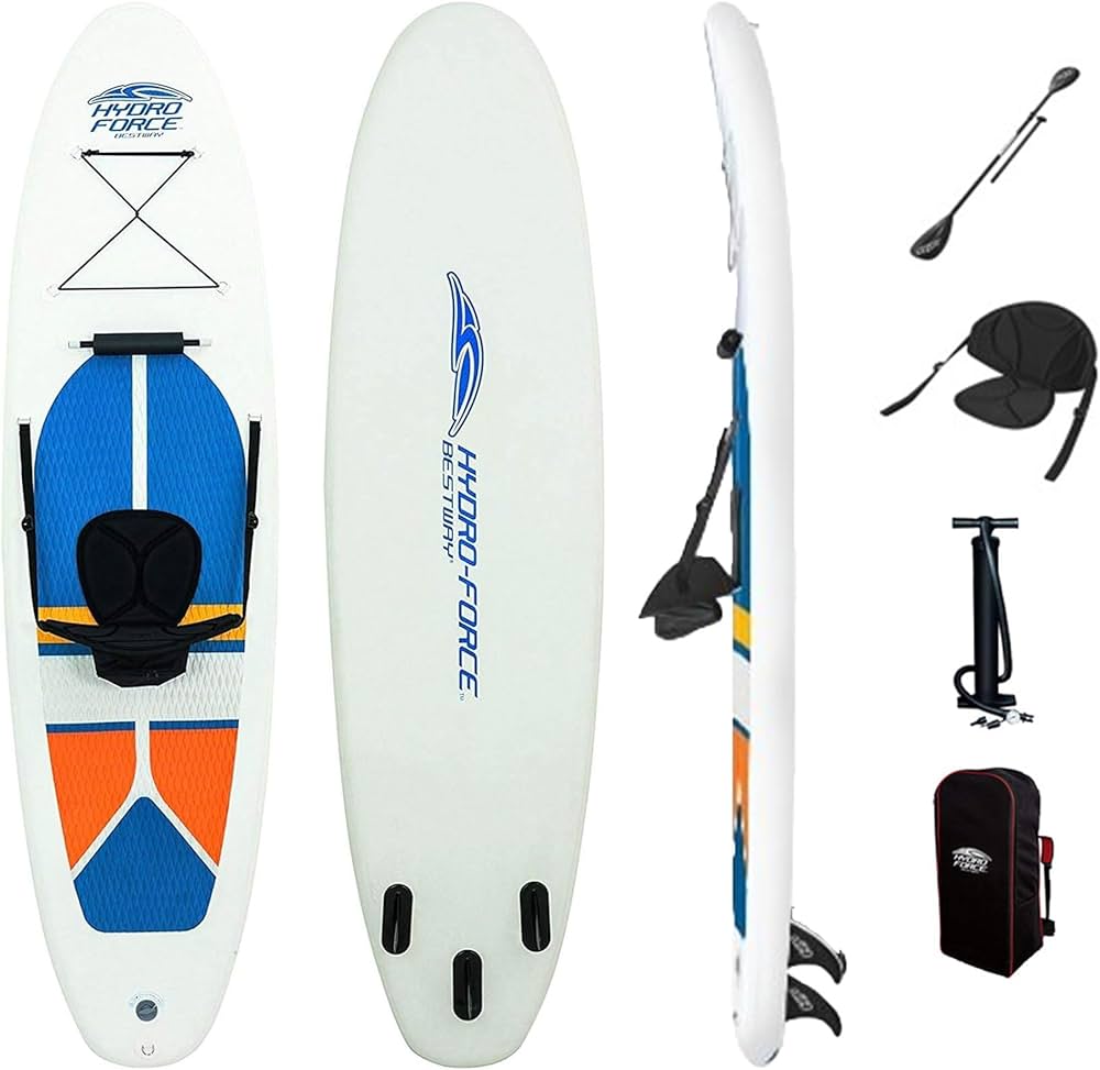 Amazon.com : Bestway Hydro-Force White Cap 10' Inflatable Stand Up