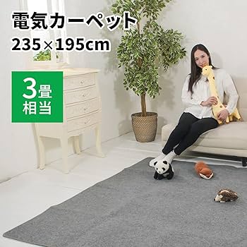Amazon | MORITA 電気カーペット 約235×195cm (3畳相当) TMC-300