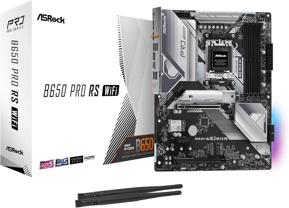Amazon | ASRock マザーボード B650 Pro RS WiFi AMD Ryzen 7000