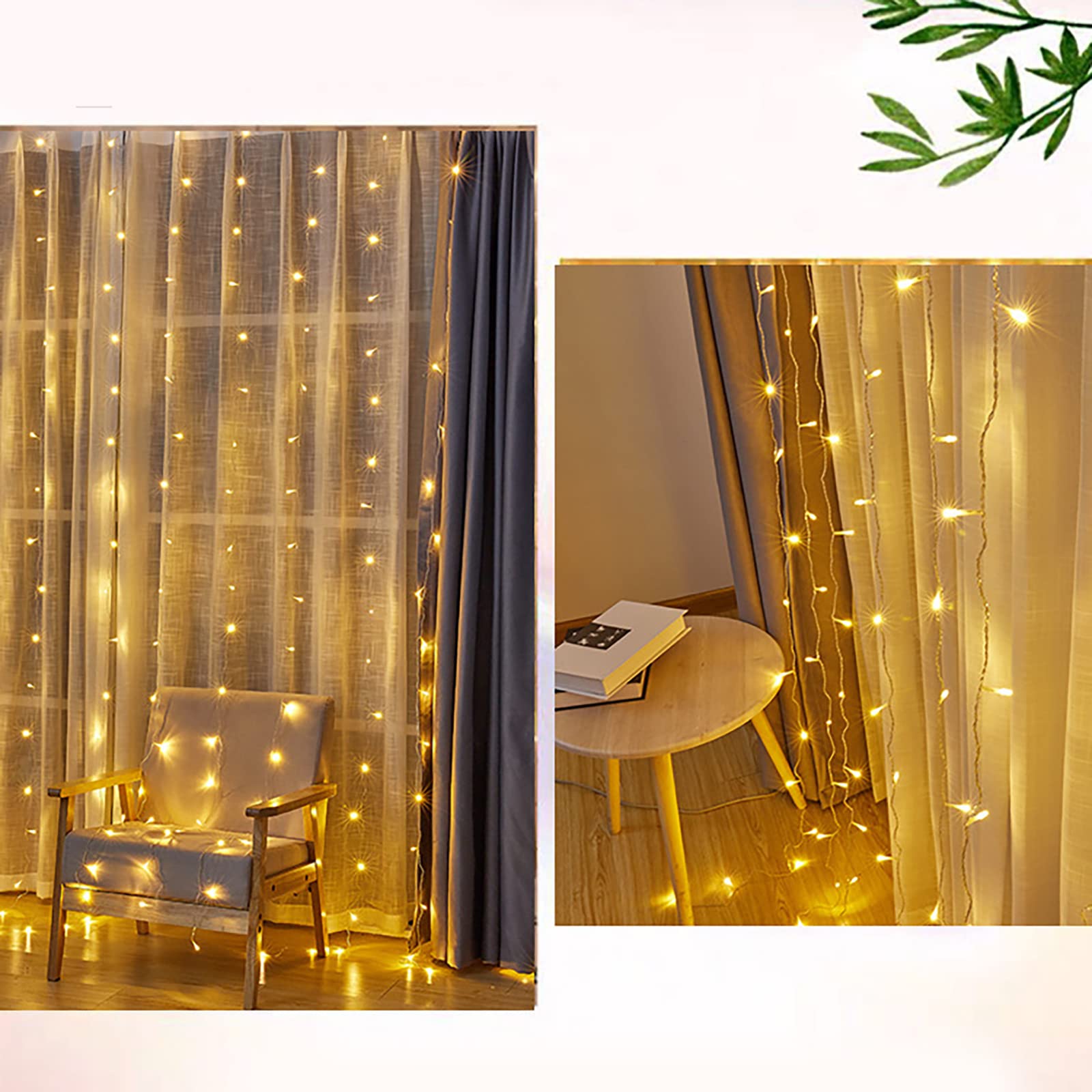 Amazon.co.jp: LEDカーテンライト イルミネーションライト LED