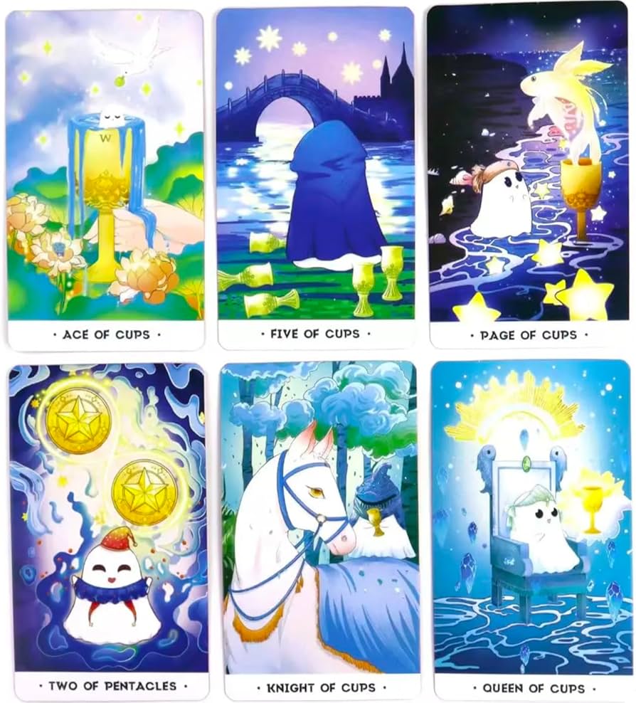 Amazon.co.jp: オーチャードバリータロットカード、78枚入り、かわいい