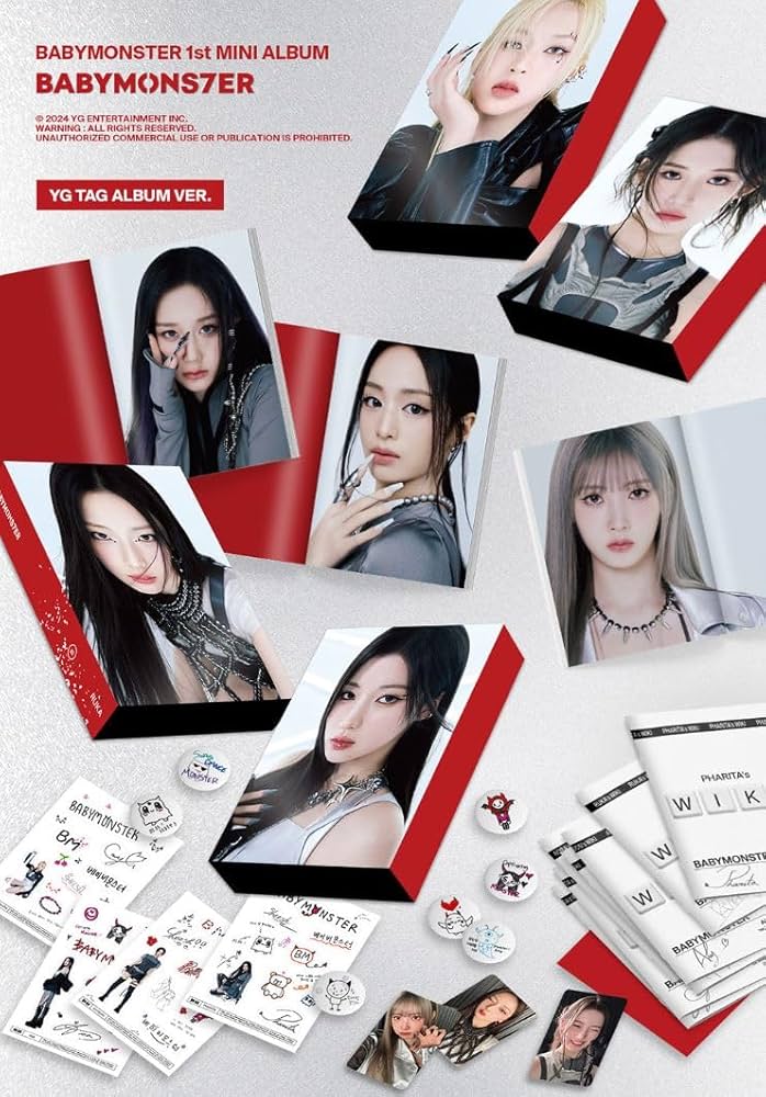 Amazon.com: BABYMONSTER BABYMONS7ER 1st Mini Album YG TAG Album