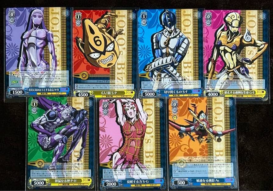 Amazon.co.jp: ジョジョの奇妙な冒険 ヴァイスシュヴァルツ 黄金の風 5