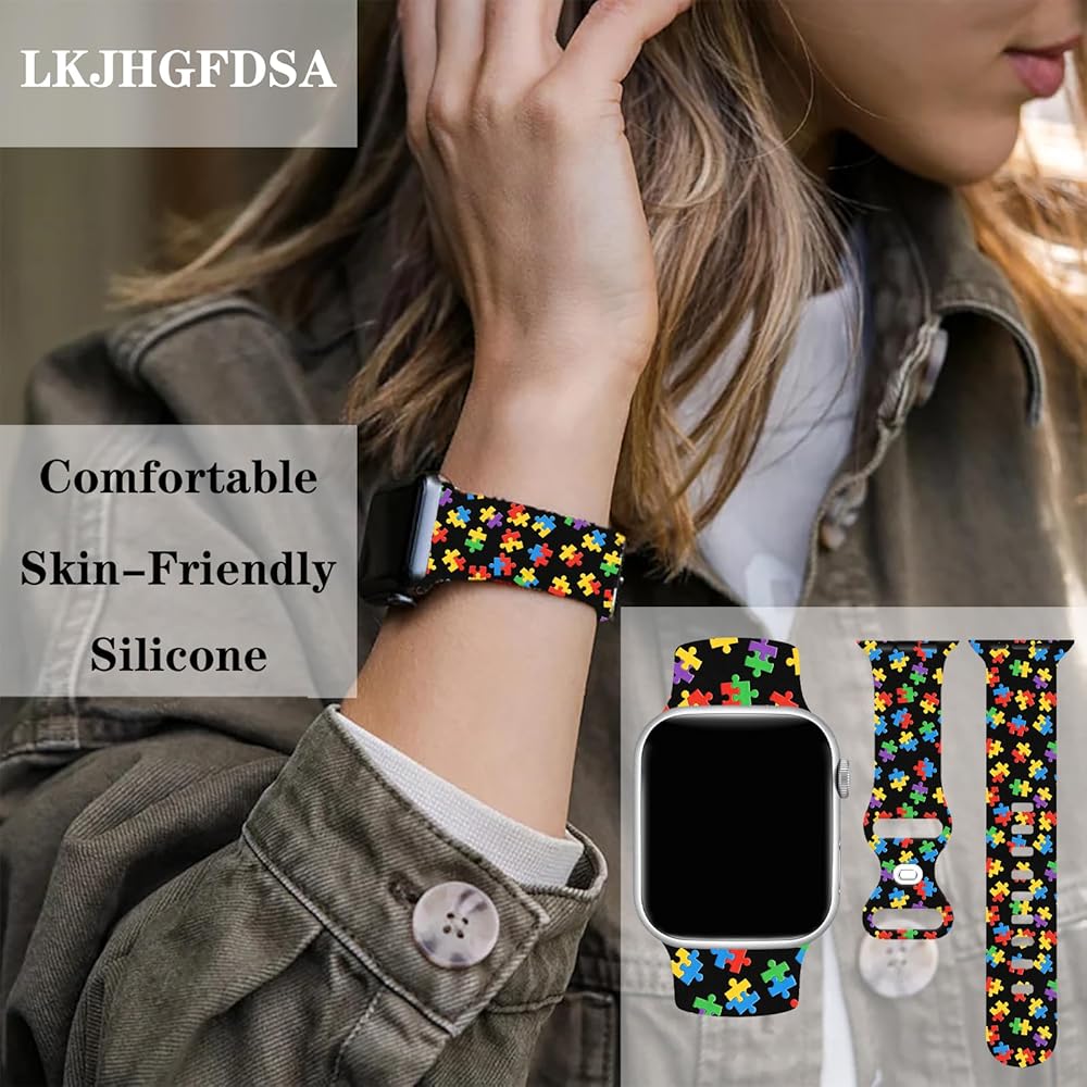 Amazon.com: Autism Awareness Compatible With Apple Watch 38mm 40mm