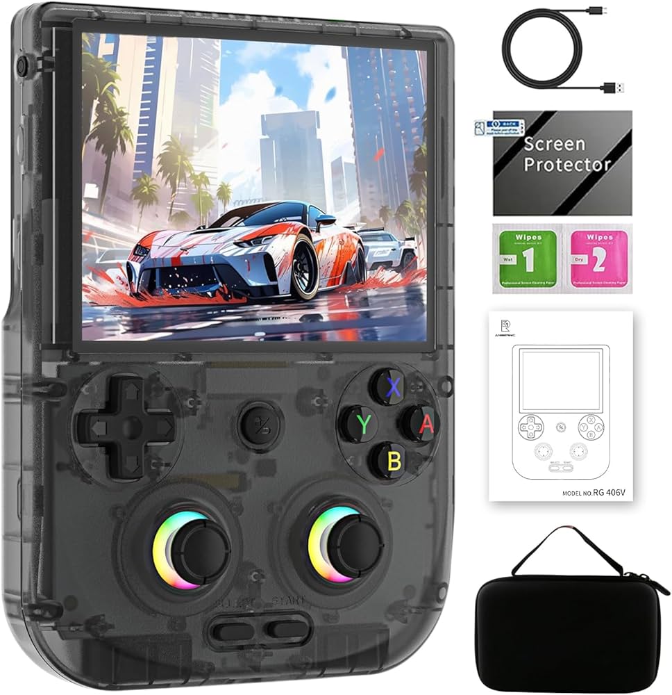 Amazon.co.jp: Anbernic RG406V Unisoc T820 Whatsko ハンドヘルド