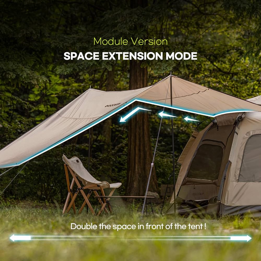 Amazon.com : IDOOGEN Instant Camping Tent for 4 Person,2 Mesh