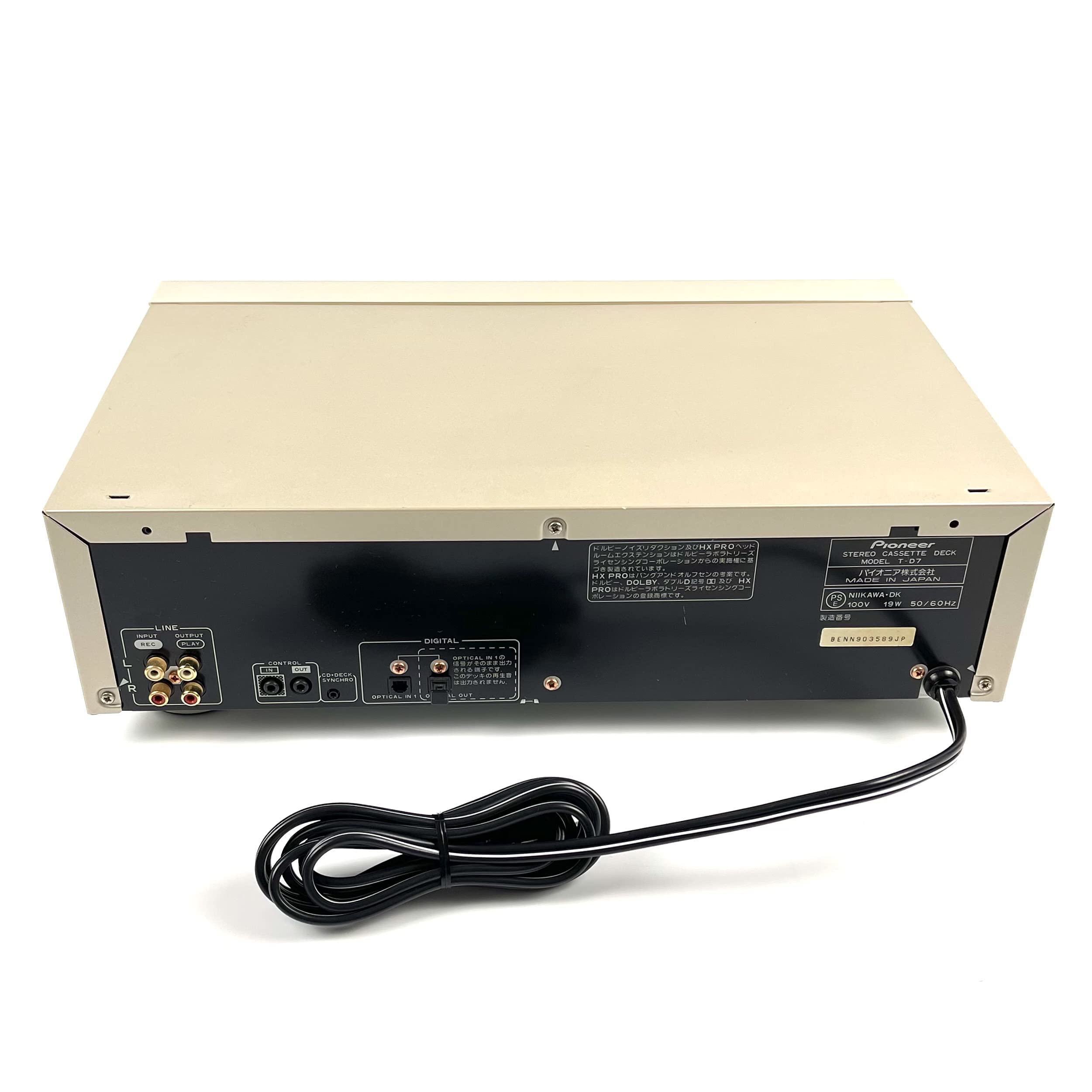 Amazon.co.jp: パイオニア 3ヘッドシングルカセットデッキ T-D7 : 家電