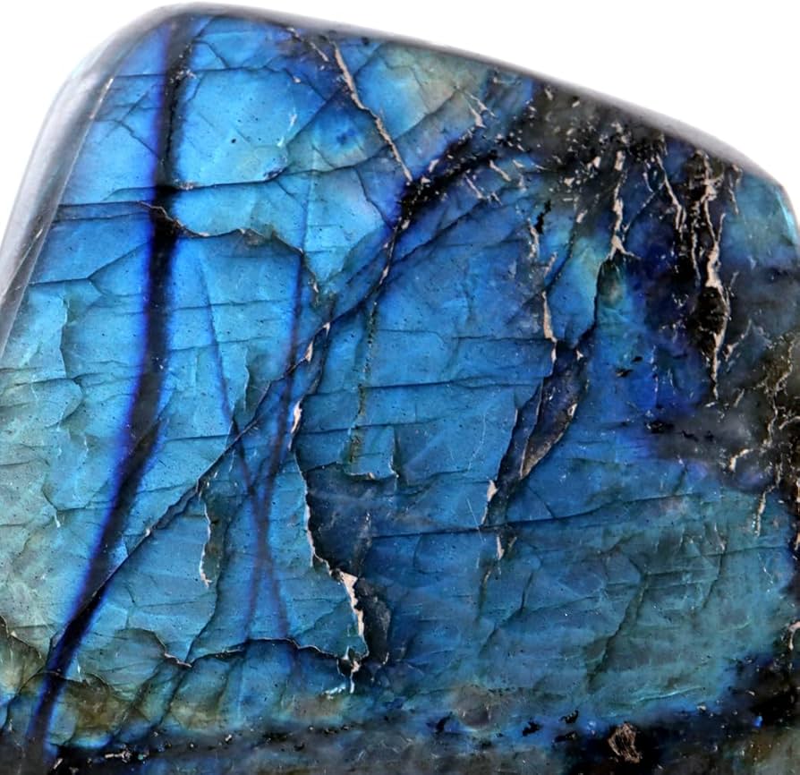 Amazon.co.jp: ラブラドライト 原石 鉱物 1.3kg 1点もの シラー 天然石