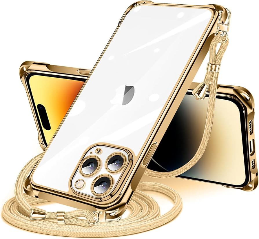 Amazon.co.jp: NISIILNG iPhone 14 Pro 用 ケース クリア ショルダー