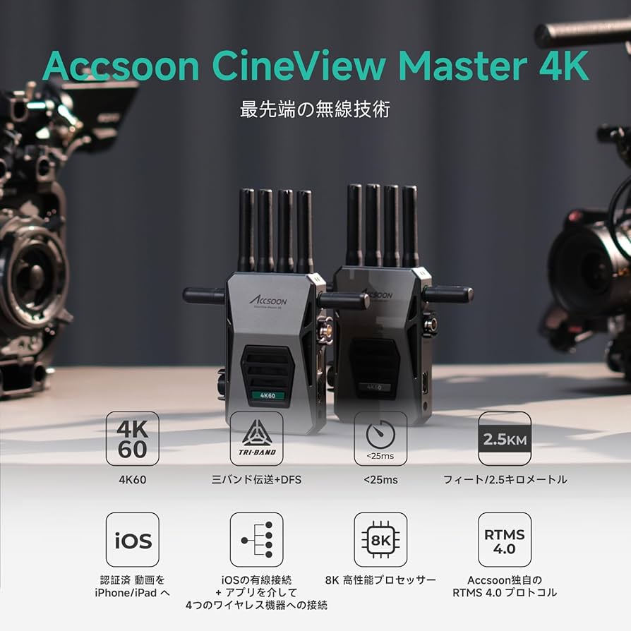 Amazon.co.jp: 【Accsoon公式ストア】Accsoon CineView Master 4K