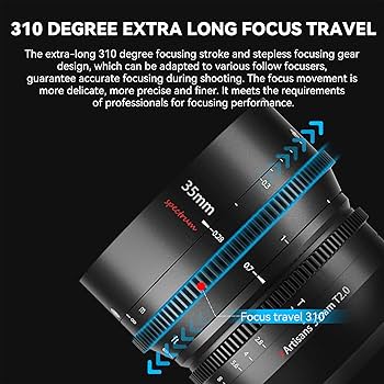 Amazon.co.jp: 7artisans 35mm T2.0大口径シネレンズ と互換性のある