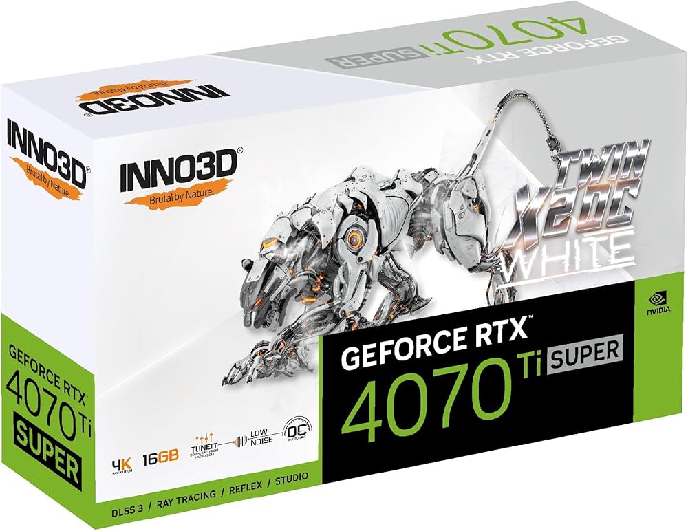 Amazon | Inno3D GEFORCE RTX 4070 Ti Super Twin X2 OC ホワイト