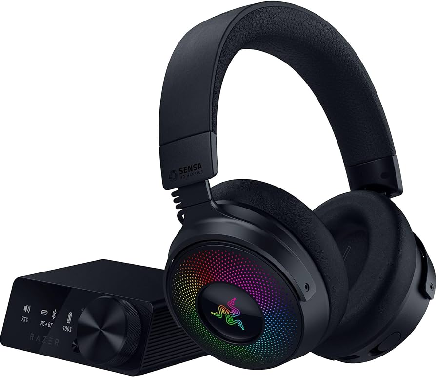 Amazon.co.jp: Razer レイザー Kraken V4 Pro ワイヤレスゲーミング