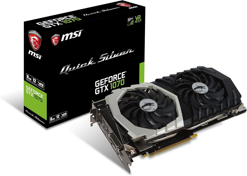 Amazon | MSI Gaming GeForce GTX 1070 8GB GDDR5 SLI DirectX 12 VR