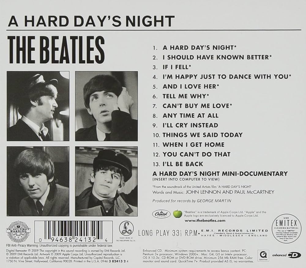 A Hard Day's Night: The Beatles, Ringo Starr, George Harrison