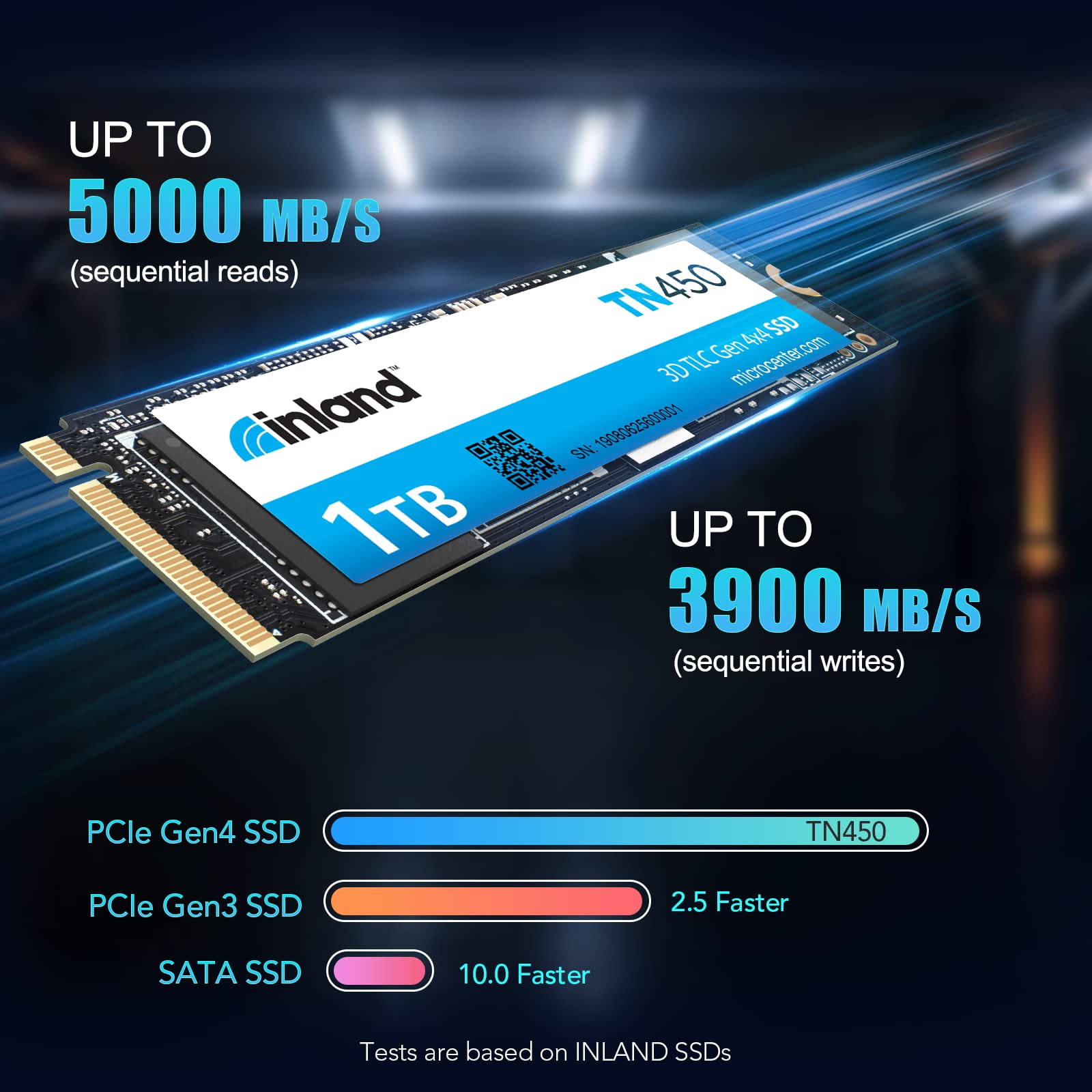 Amazon | INLAND 内蔵ゲーミングPC NVMe SSD 1TB PCIe 4.0 M.2 GEN4 x