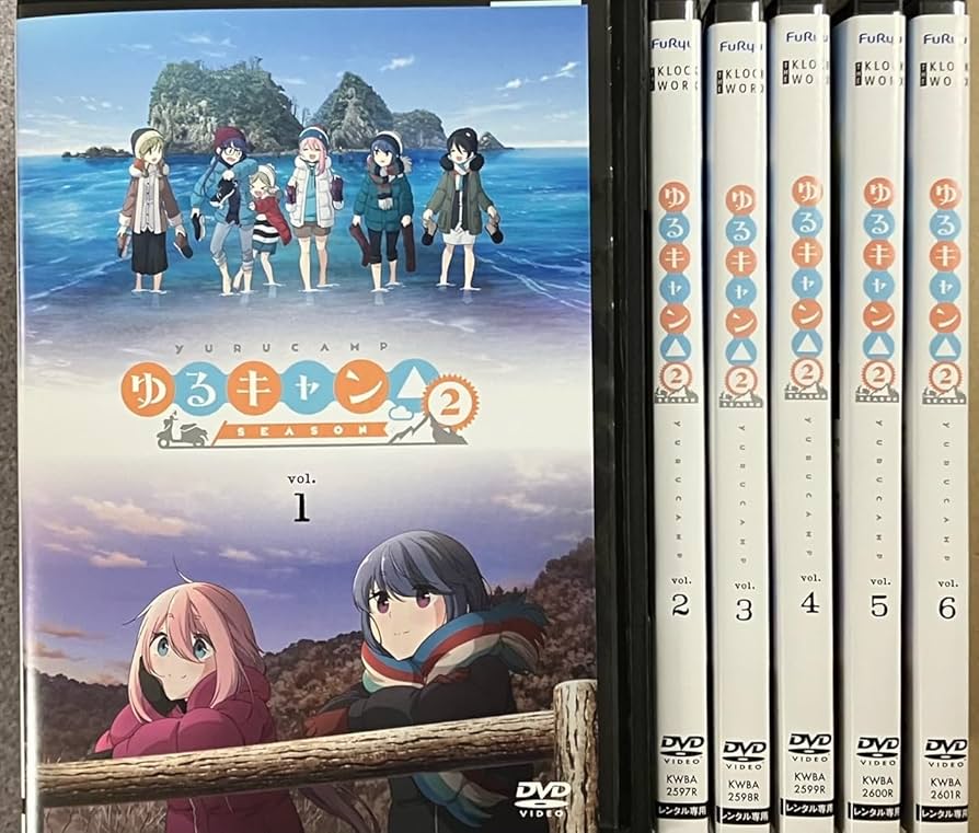 Amazon.co.jp: ゆるキャン△ SEASON2 6巻セット【レンタル落ちDVD】 : DVD