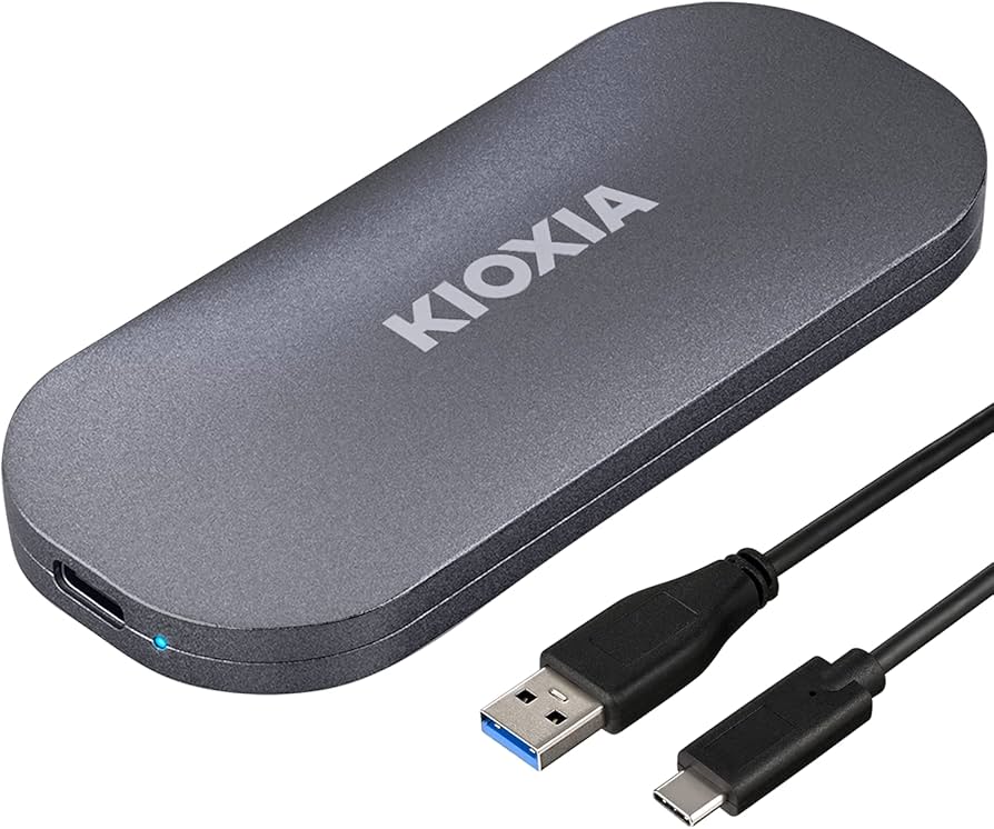 Amazon | キオクシア KIOXIA SSD 外付け 500GB USB3.2 Gen2 最大読出