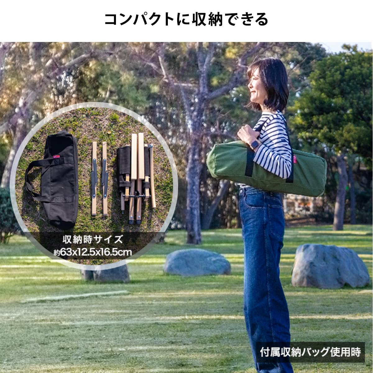 Amazon.co.jp: FIELDOOR クラシックチェア ワイド版 【アイボリー】 2