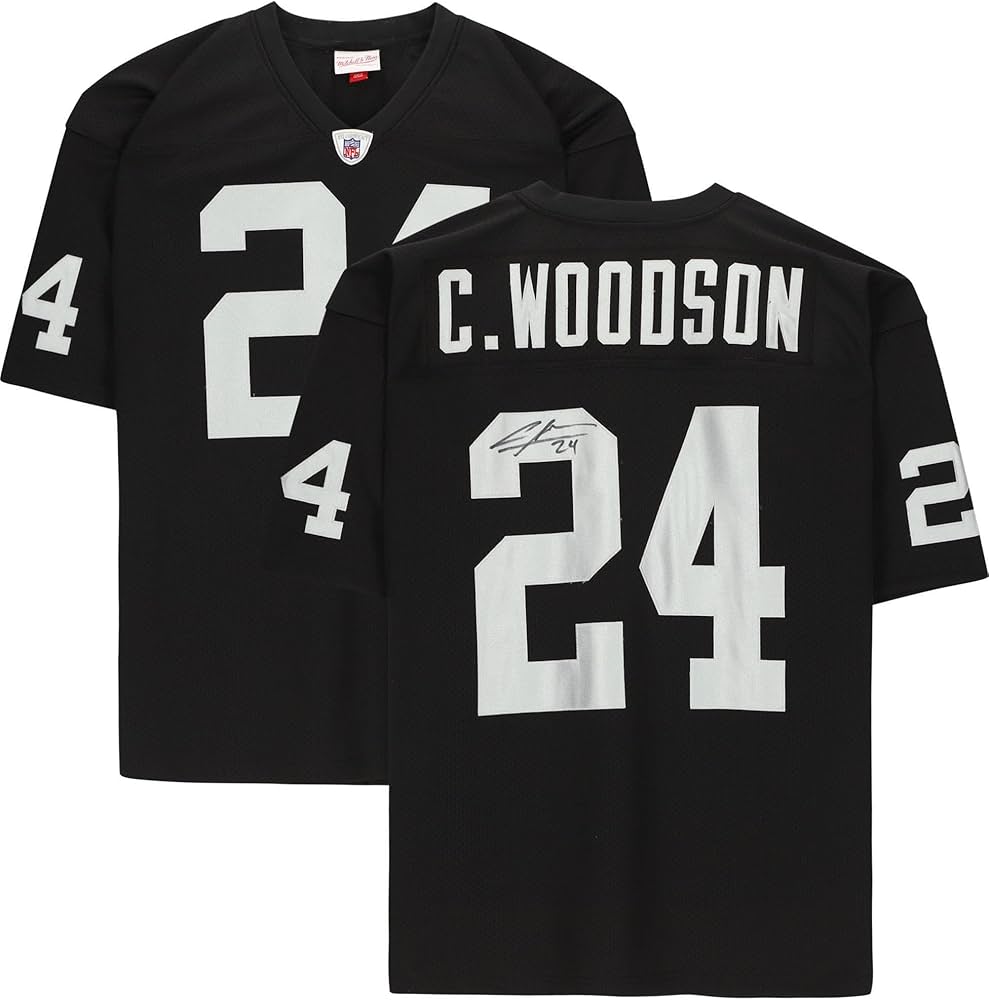 Amazon.com: Charles Woodson Oakland Raiders Mitchell & Ness