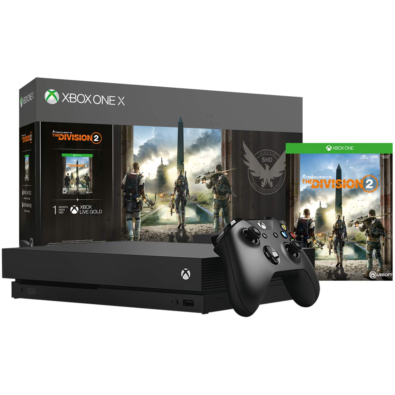 Amazon.com: Xbox One X 1TB Console - Tom Clancy's The Division 2
