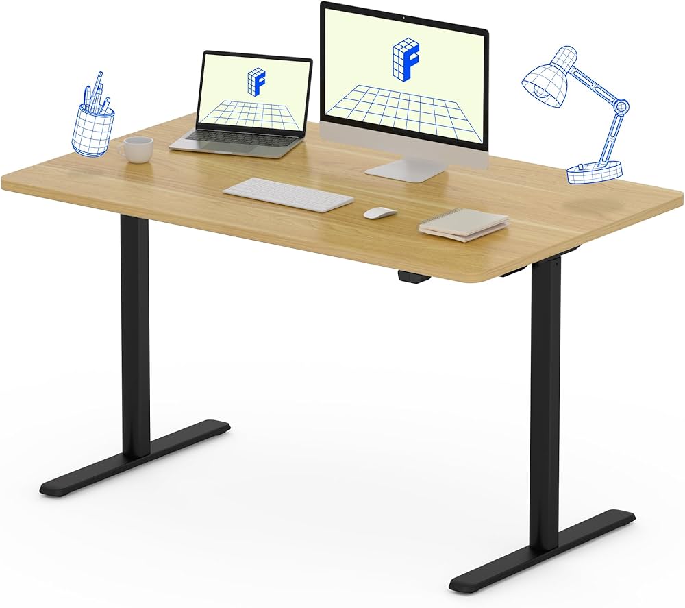 Amazon.co.jp: FLEXISPOT 昇降デスク パソコンデス 幅120cm 奥行き60cm