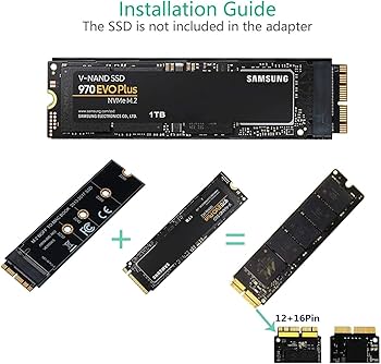 Amazon | NVMe M.2 NGFF SSD → MacBook AIR 2013-2017 年 モデル PRO