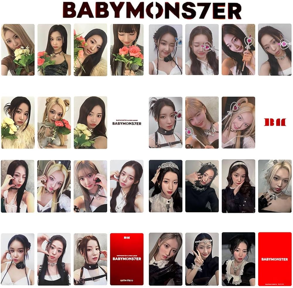 Amazon | KPOP BABYMONSTER BABYMONS7ER フォトカード ポストカード +