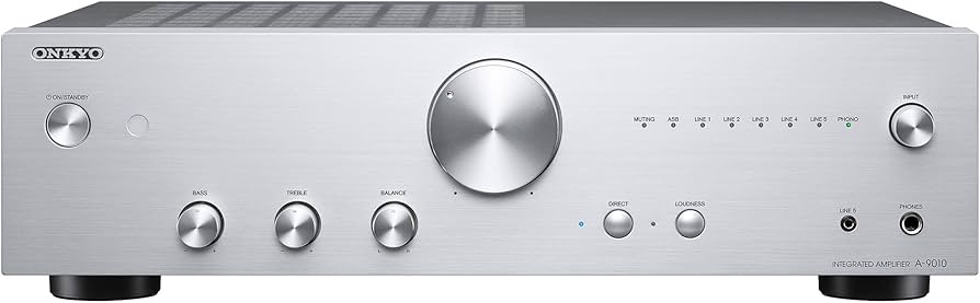 Amazon.co.jp: ONKYO ステレオプリメインアンプ (シルバー) A-9010(S
