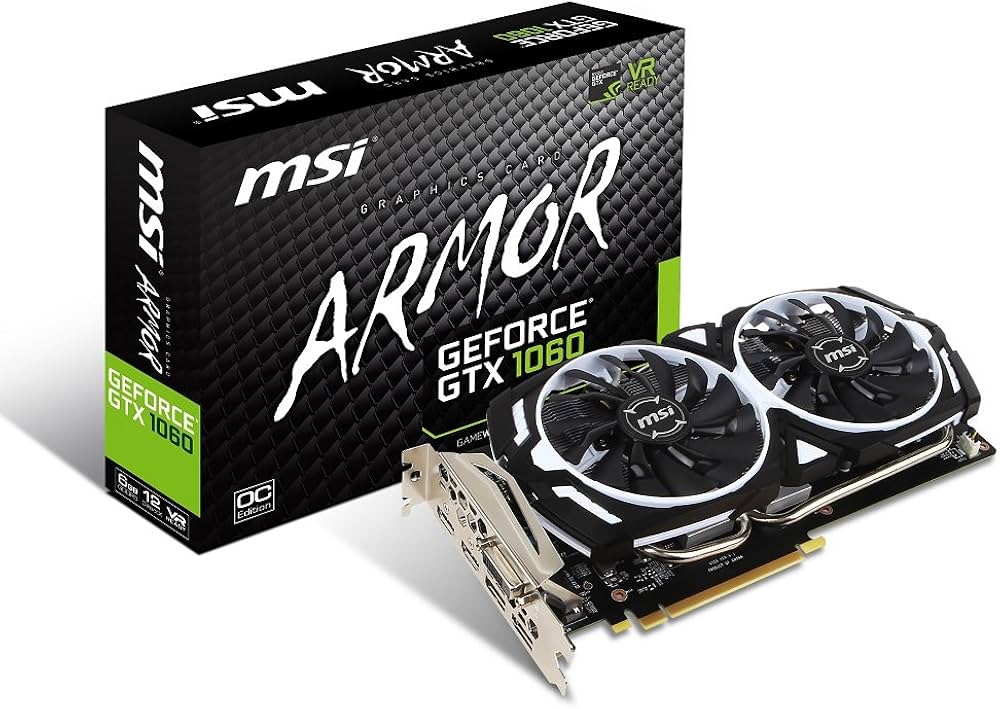 Amazon | MSI GeForce GTX 1060 ARMOR 6G OCV1 グラフィックスボード